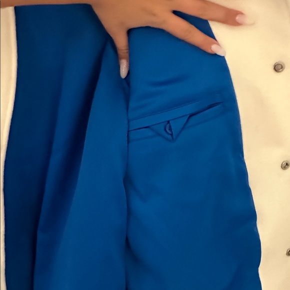 Wilson Varsity Jacket Cream Blue Red White USA Made Mens Size Medium - Picture 8 of 10